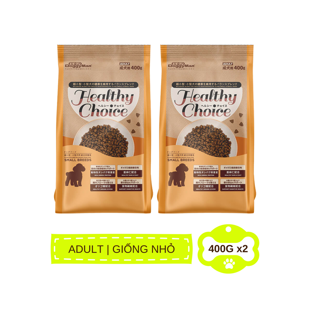 Hạt Healthy Choice DoggyMan Cho Chó, Túi 400G