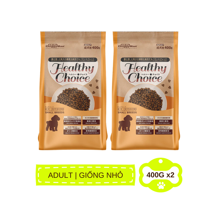 Hạt Healthy Choice DoggyMan Cho Chó, Túi 400G