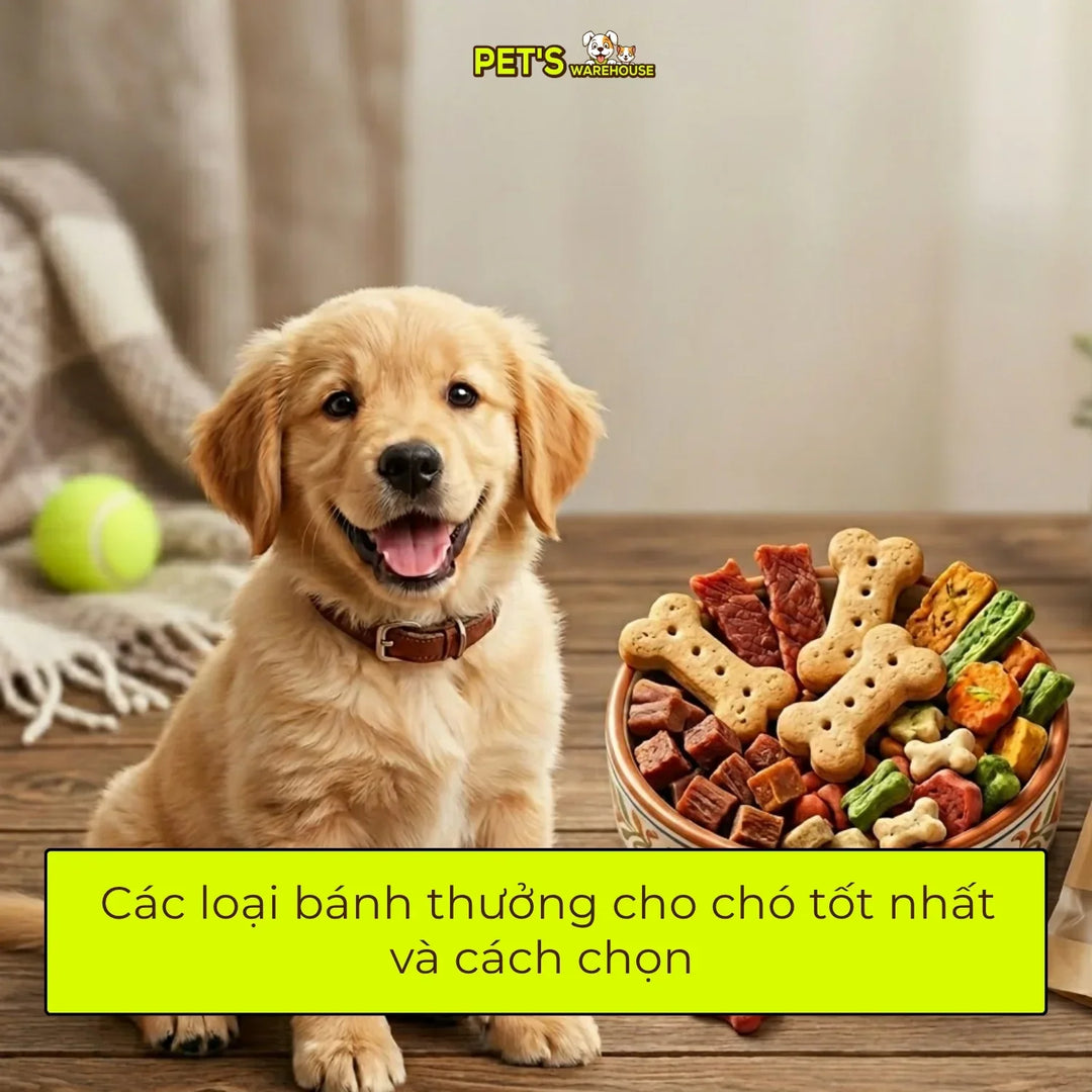 Các loại bánh thưởng cho chó tốt nhất và cách chọn