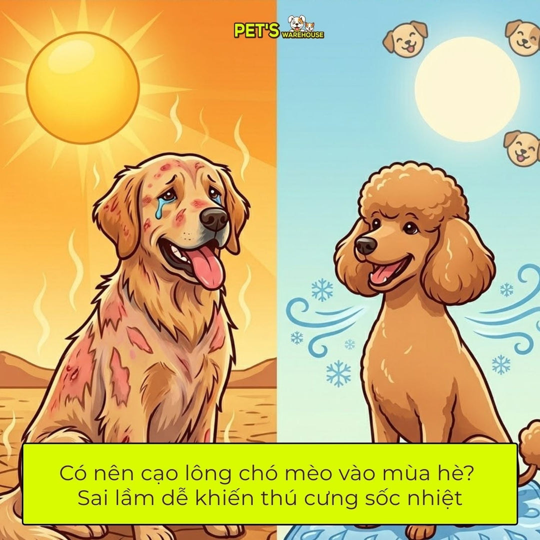 Có nên cạo lông chó mèo vào mùa hè? Sai lầm dễ khiến thú cưng sốc nhiệt