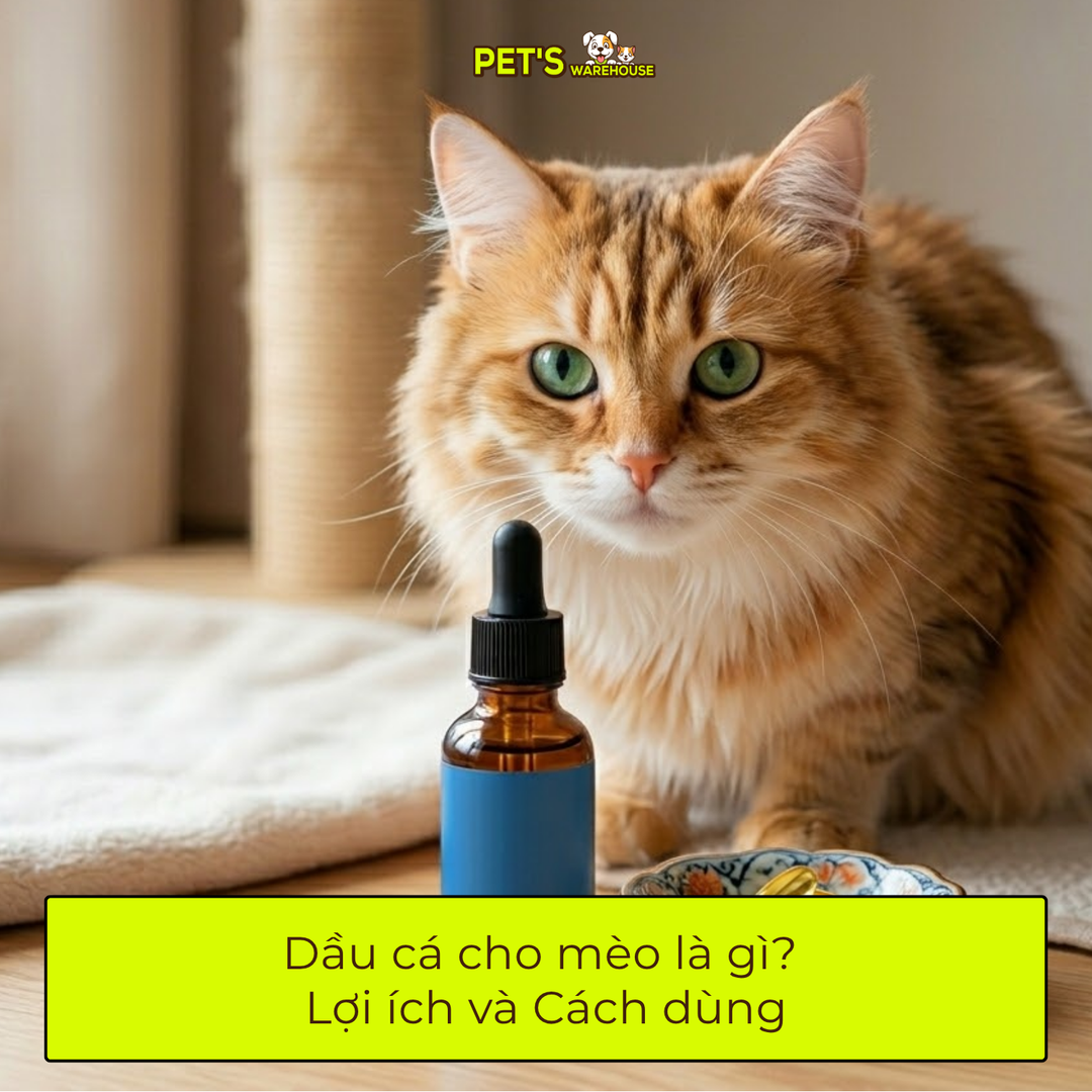 Dầu cá cho mèo là gì?