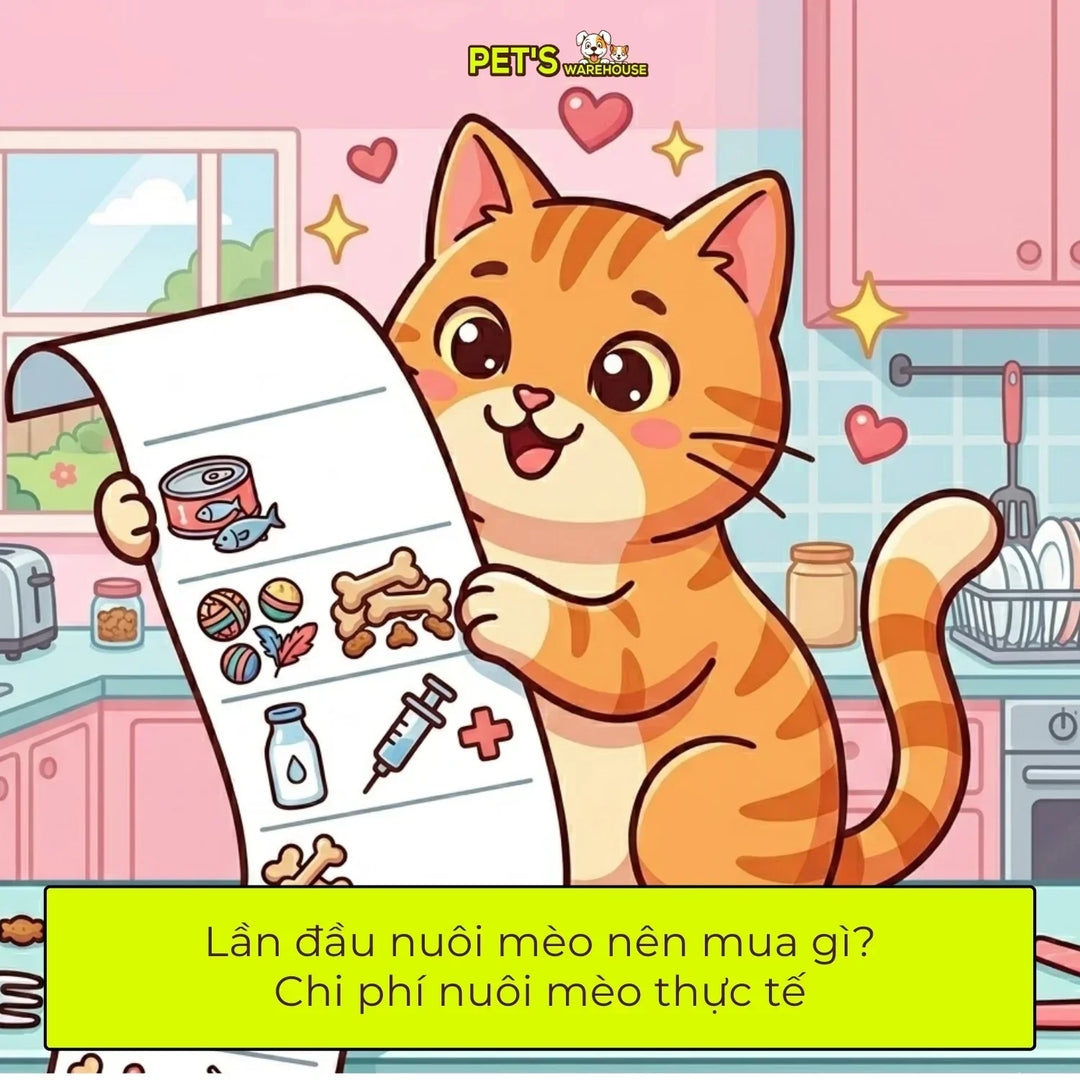 Lần đầu nuôi mèo nên mua gì? Chi phí nuôi mèo thực tế