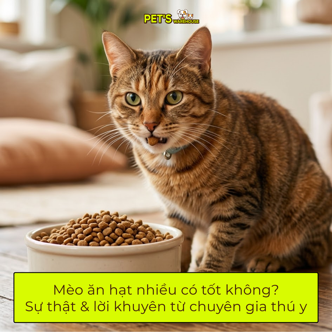 Mèo ăn hạt nhiều có tốt không? Sự thật và lời khuyên từ chuyên gia thú y