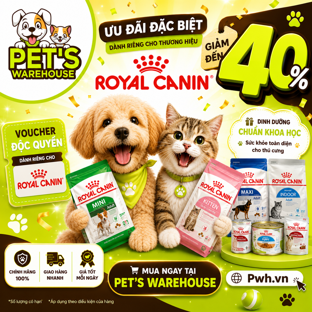 Đại tiệc sale khủng Royal Canin