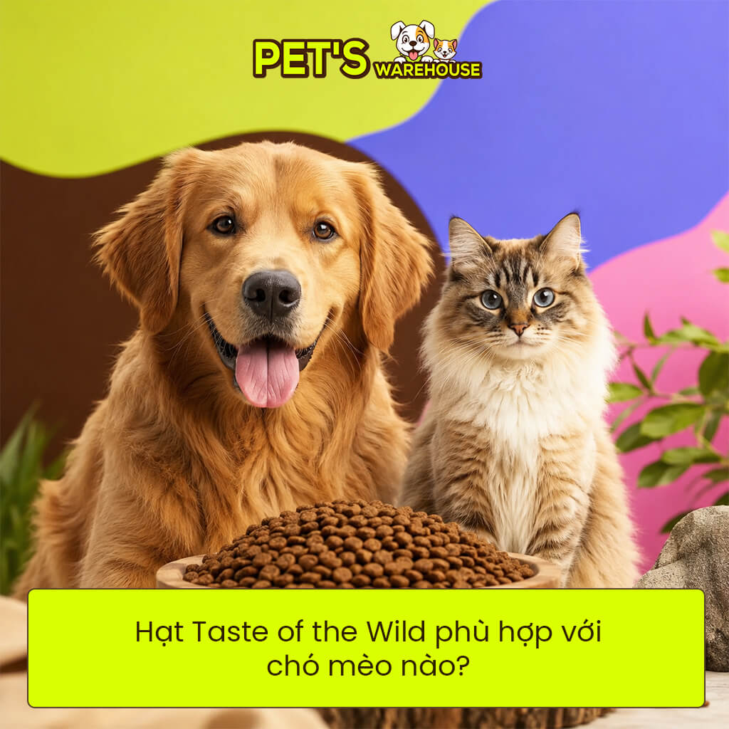 Hạt Taste of the Wild phù hợp với chó mèo nào?
