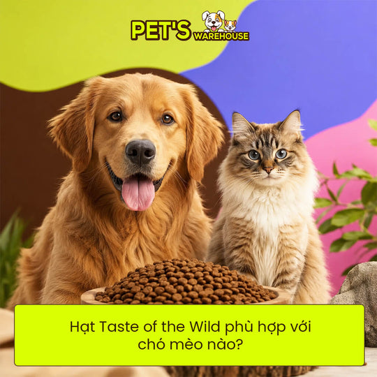 Hạt Taste of the Wild phù hợp với chó mèo nào?