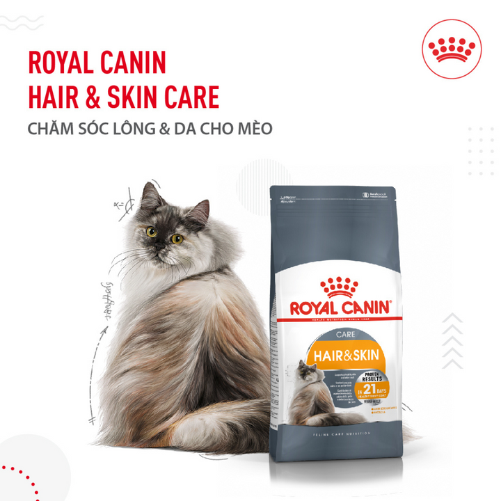 [400G - 2KG] Hạt Royal Canin Mèo Hair & Skin