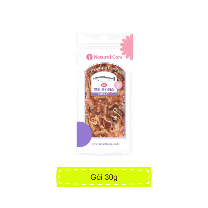 [30G] Snack Natural Core Cá Hồi Sấy Mèo Mọi Lứa Tuổi | Pet's Warehouse