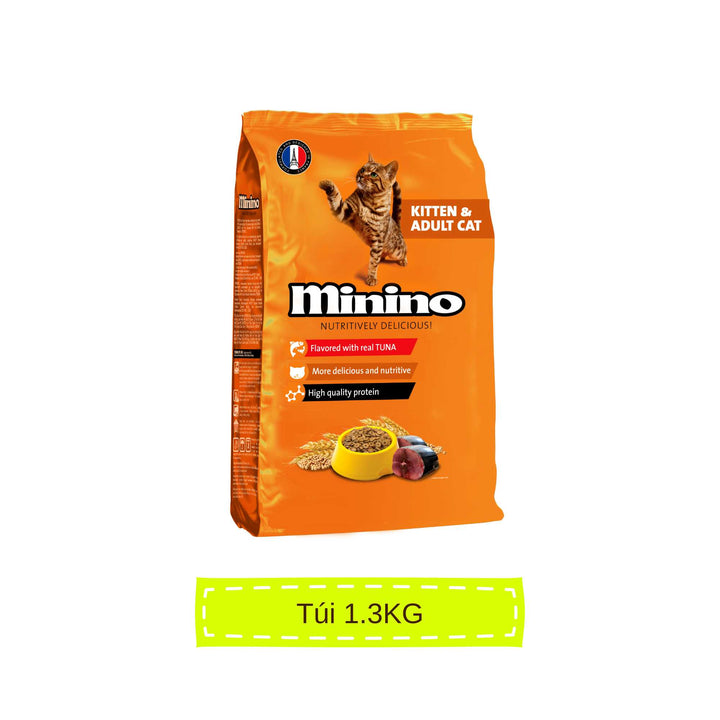 [480G - 1.3KG] Hạt Minino Tuna Mèo Mọi Lứa Tuổi | Pet's Warehouse
