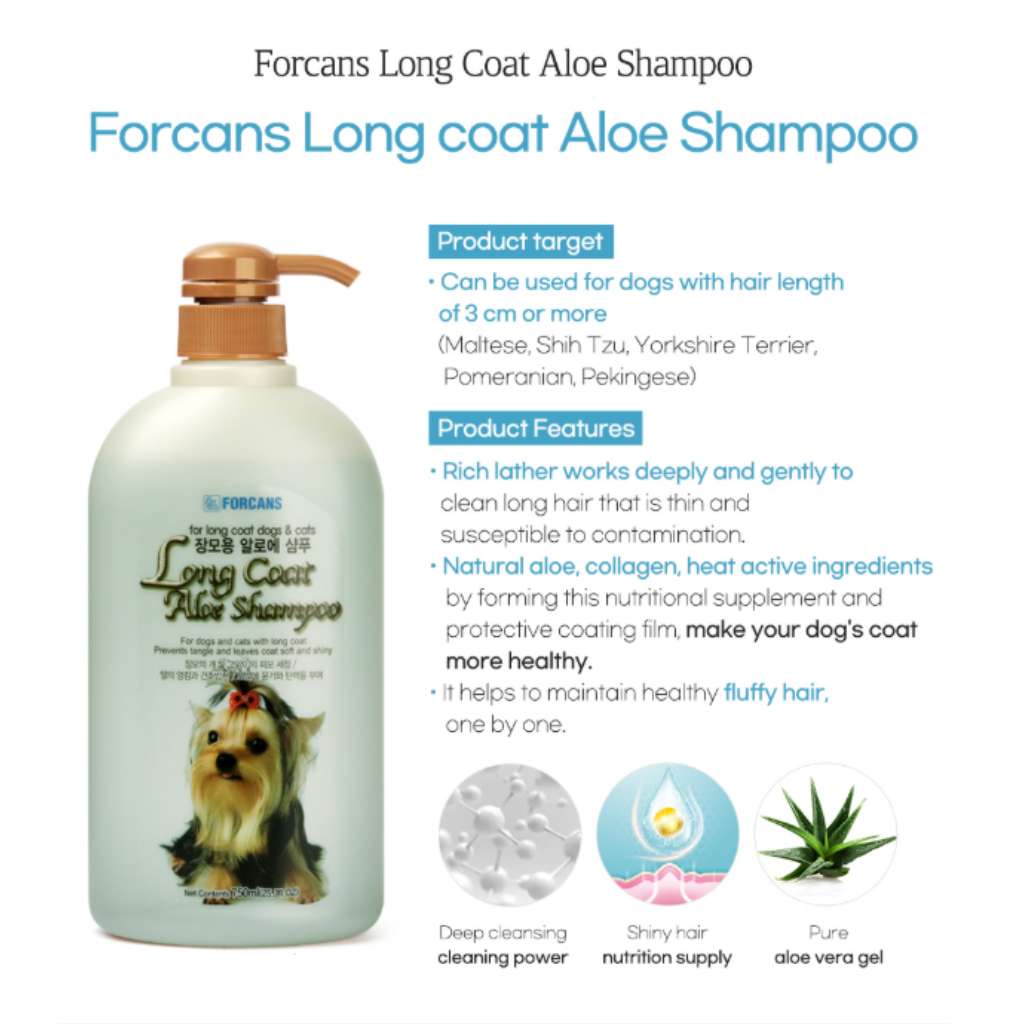 [750ML] Sữa Tắm Forcans Hàn Quốc Chó Mèo