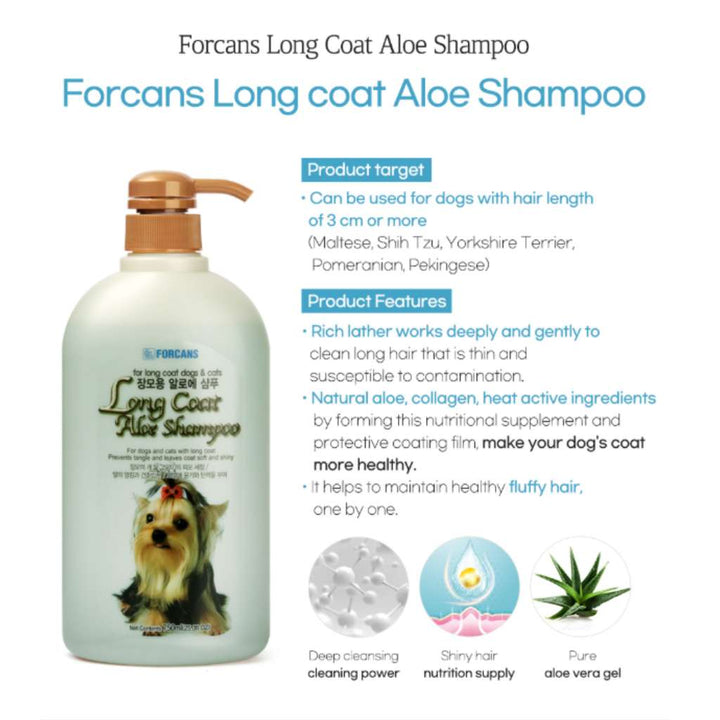 [750ML] Sữa Tắm Forcans Hàn Quốc Chó Mèo