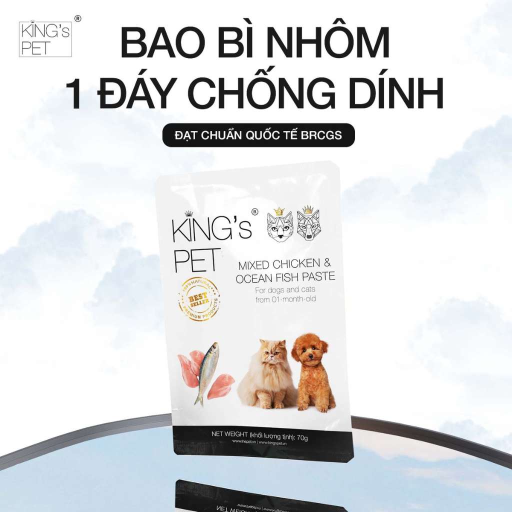 Pate King's Pet Chó Mèo Mọi Lứa Tuổi Gói 70G