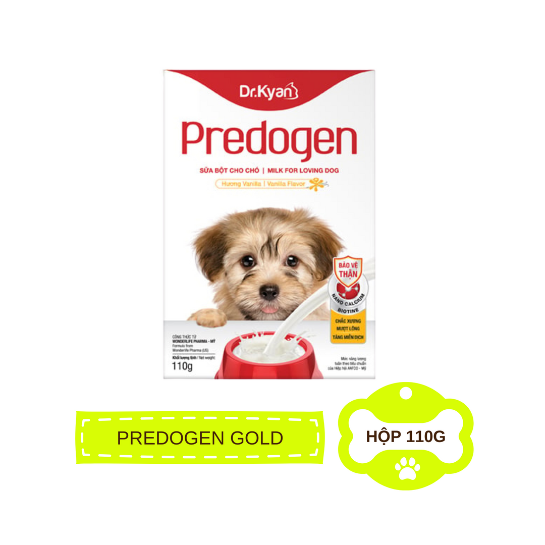 [110G - 400G] Sữa Bột Dr.Kyan Predogen Gold Cho Chó