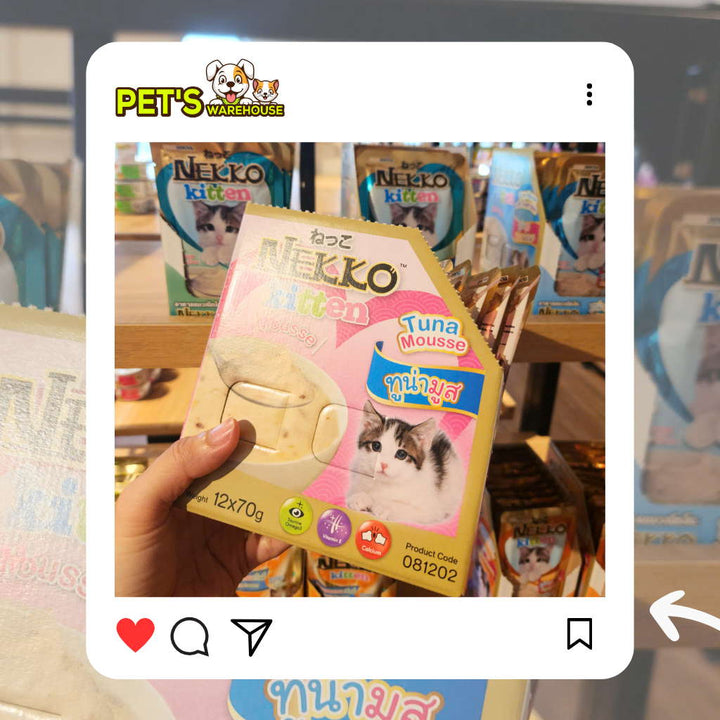 Pate mèo con Nekko, Thái Lan, gói 70g | Pet's Warehouse