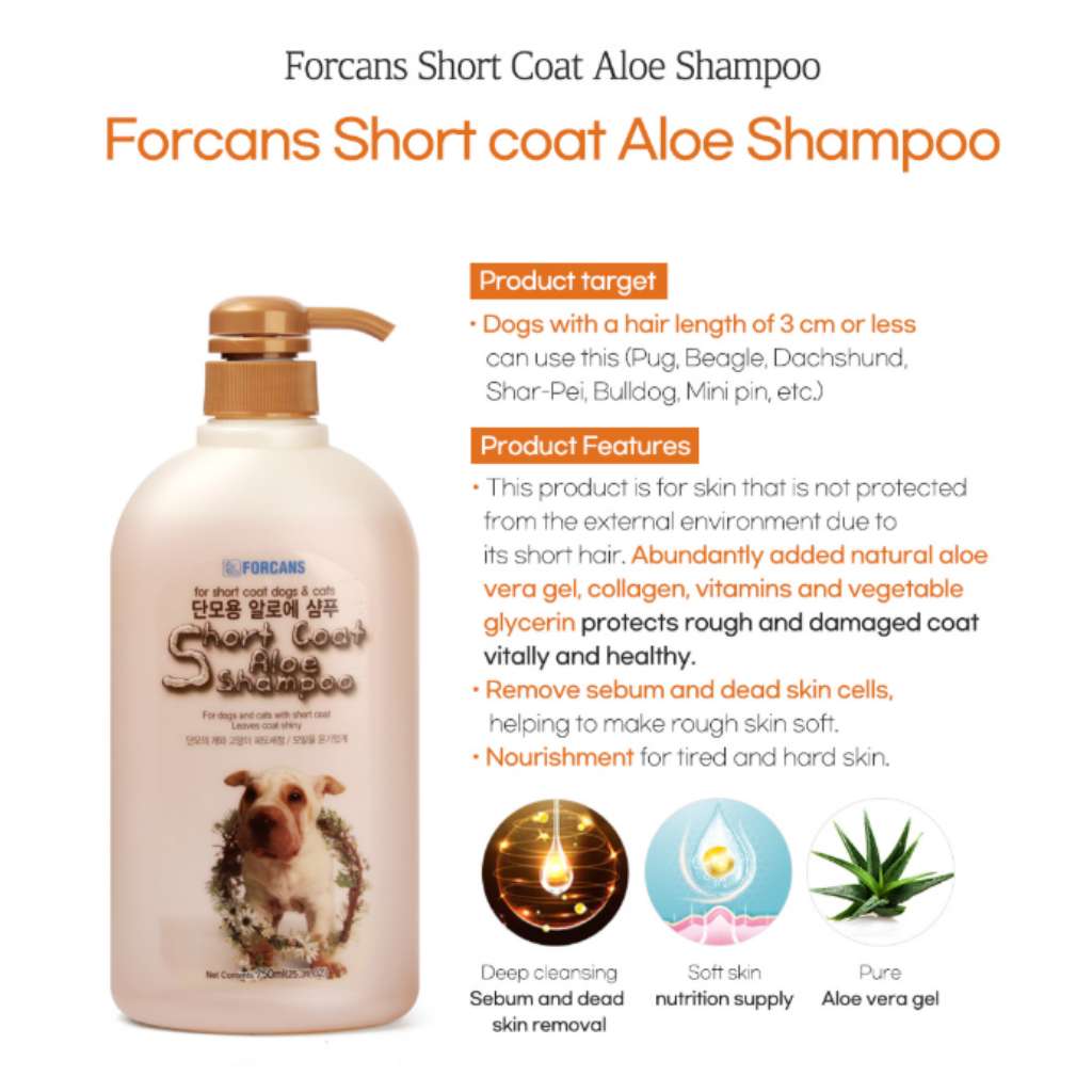 [750ML] Sữa Tắm Forcans Hàn Quốc Chó Mèo