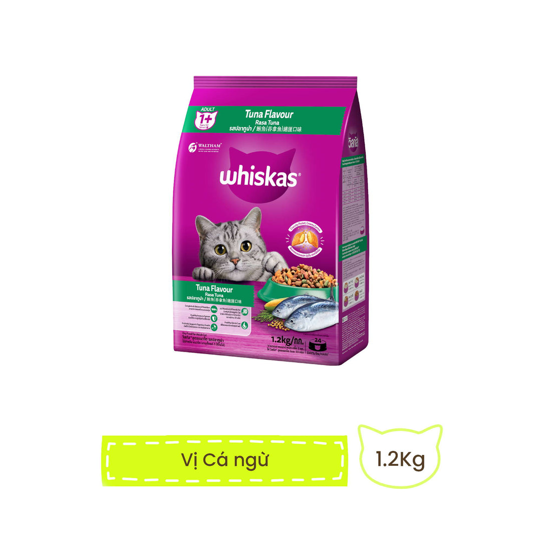 [1.2KG] Hạt Whiskas Mèo Trưởng Thành