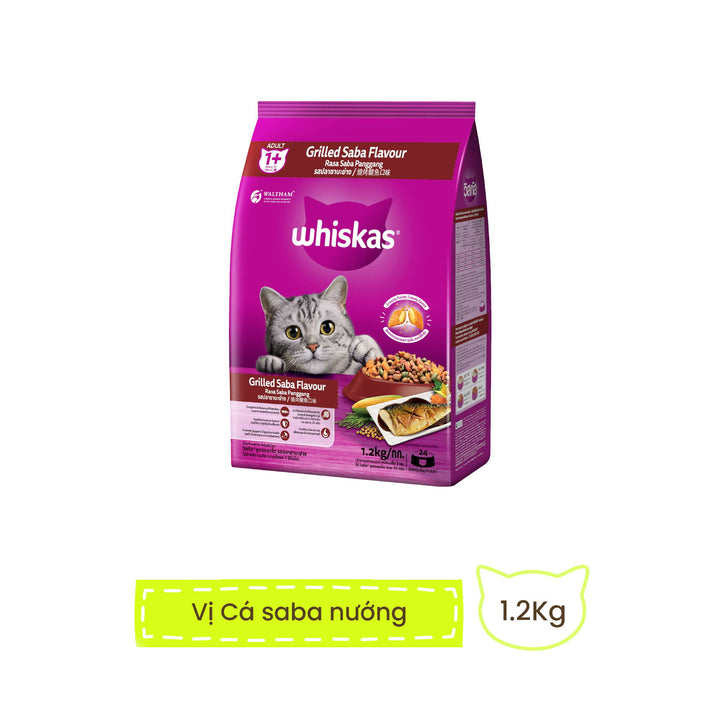 [1.2KG] Hạt Whiskas Mèo Trưởng Thành
