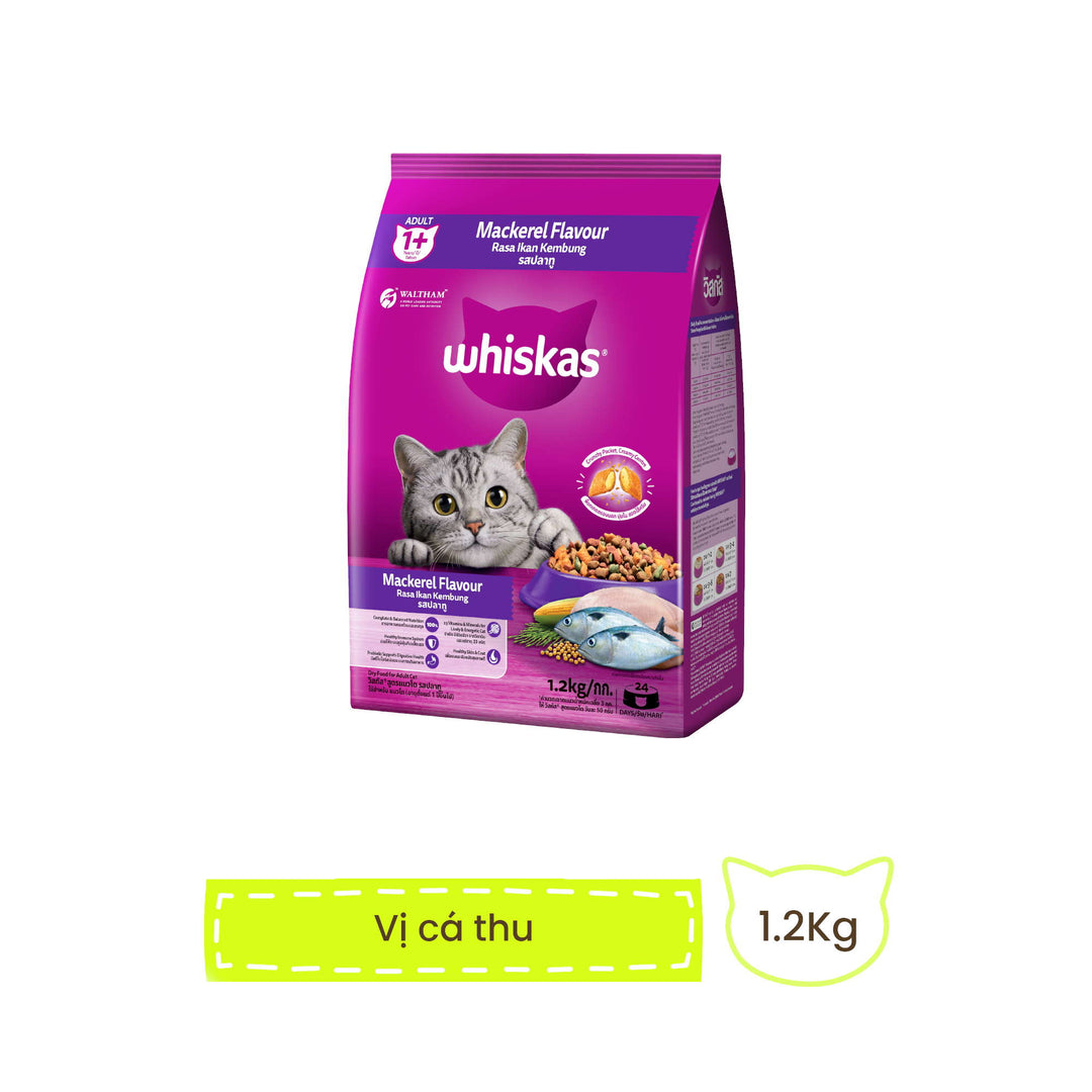[1.2KG] Hạt Whiskas Mèo Trưởng Thành