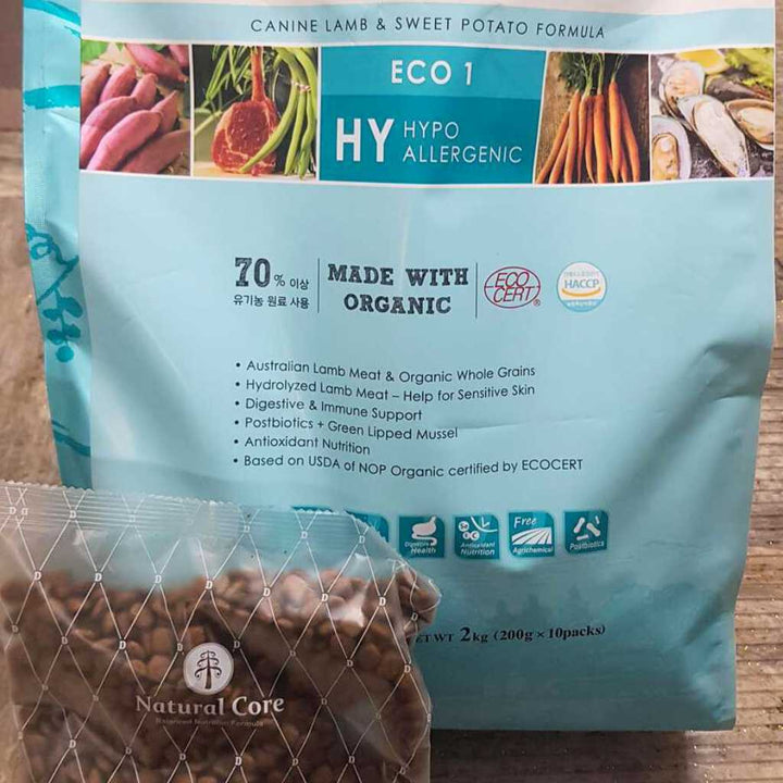 [2KG - 2.4KG] Hạt Hữu Cơ Natural Core Chó Mọi Lứa Tuổi