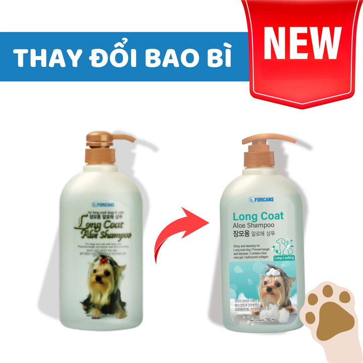 [750ML] Sữa Tắm Forcans Hàn Quốc Chó Mèo