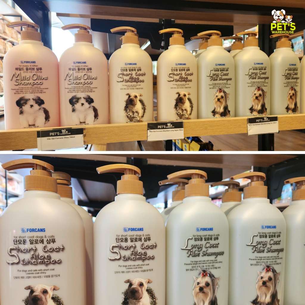[750ML] Sữa Tắm Forcans Hàn Quốc Chó Mèo