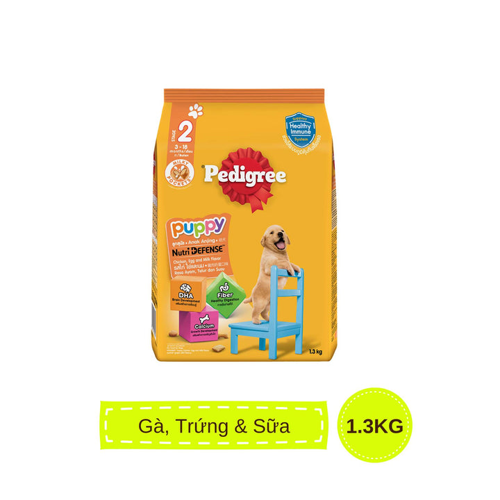[400G - 2.7KG] Hạt Pedigree Chó Con Trứng Sữa
