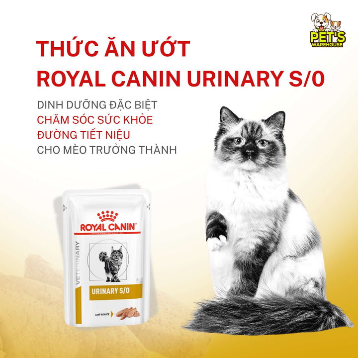 [Combo 3 - 12 Gói] Pate Mèo Royal Canin Urinary S/O, Gói 85g