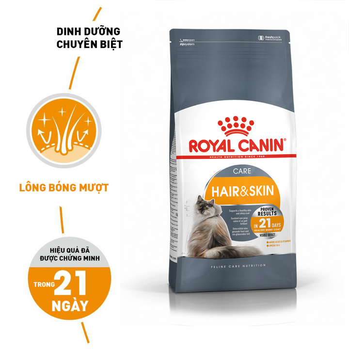 [400G - 2KG] Hạt Royal Canin Mèo Hair & Skin