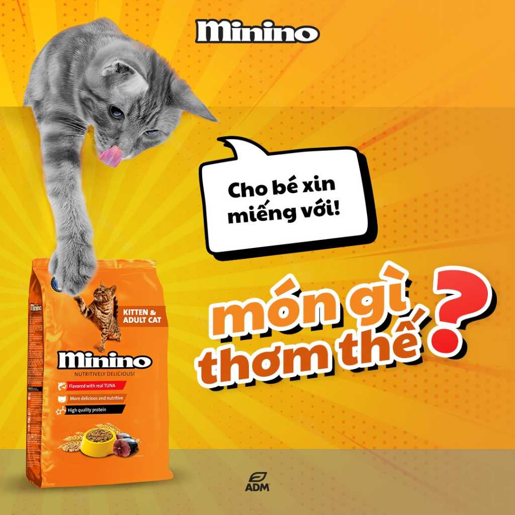 [480G - 1.3KG] Hạt Minino Tuna Mèo Mọi Lứa Tuổi | Pet's Warehouse