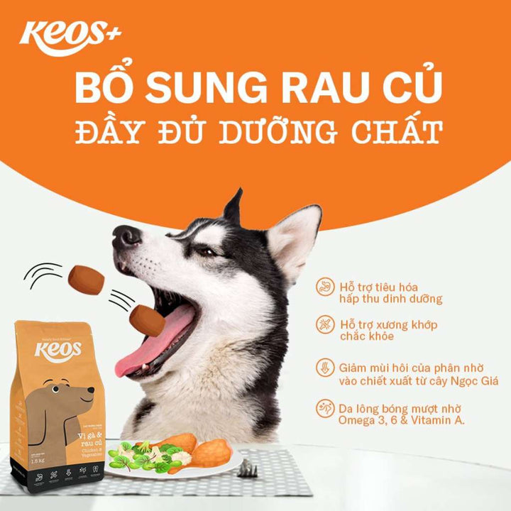 [1.5KG] Hạt Keos Chó Mọi Lứa Tuổi