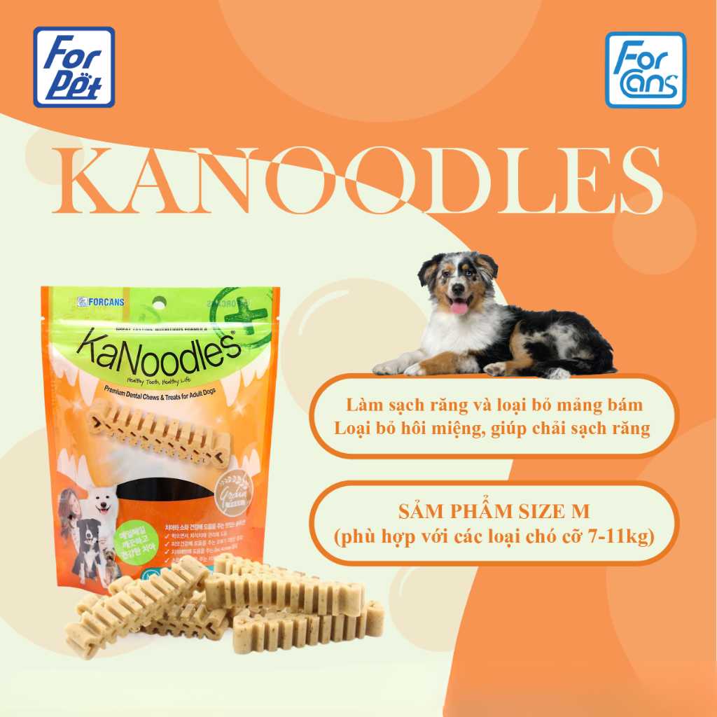 [170G] Xương Nhai Sạch Răng Kanoodle