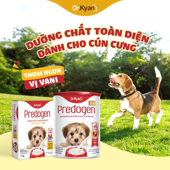 [110G - 400G] Sữa Bột Dr.Kyan Predogen Gold Cho Chó