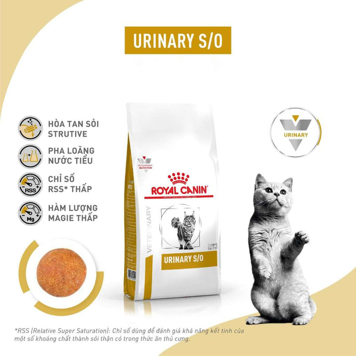 [1.5KG]Hạt Royal Canin Mèo Urinary S/O