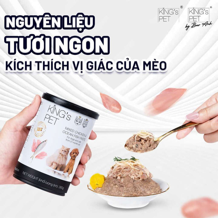 Pate King's Pet Chó Mèo Mọi Lứa Tuổi Lon 380G