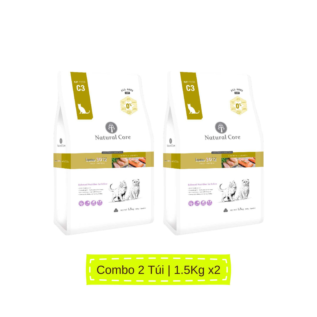 [1.5KG] Hạt Hữu Cơ Natural Core Mèo Trưởng Thành | Pet's Warehouse