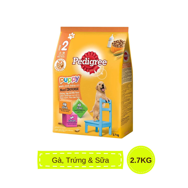 [400G - 2.7KG] Hạt Pedigree Chó Con Trứng Sữa