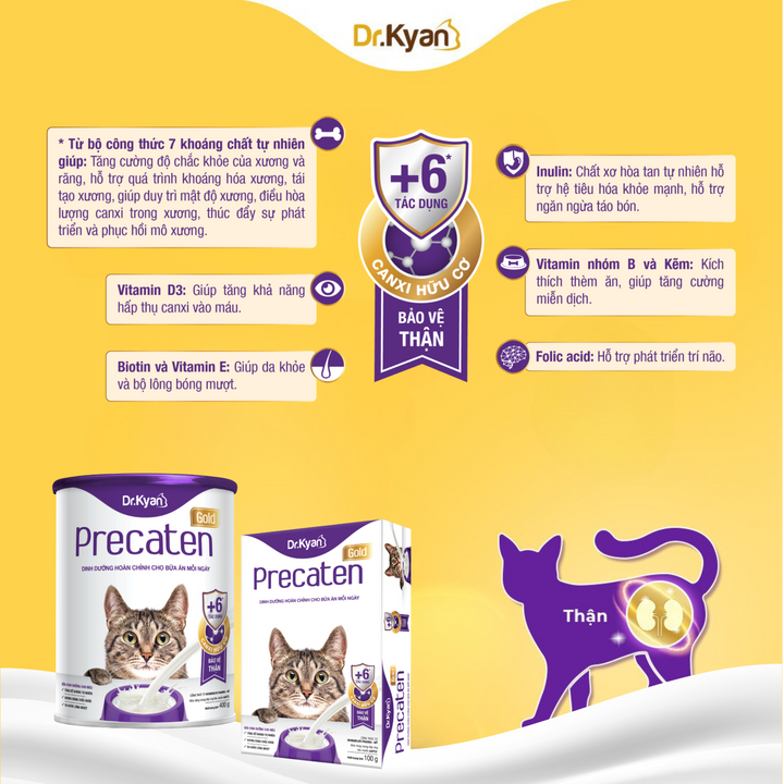 [100G - 400G] Sữa Bột Dr.Kyan Predogen Gold Cho Mèo