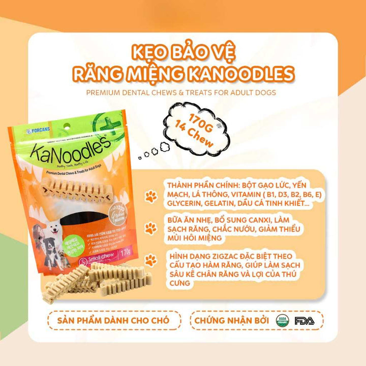 [170G] Xương Nhai Sạch Răng Kanoodle