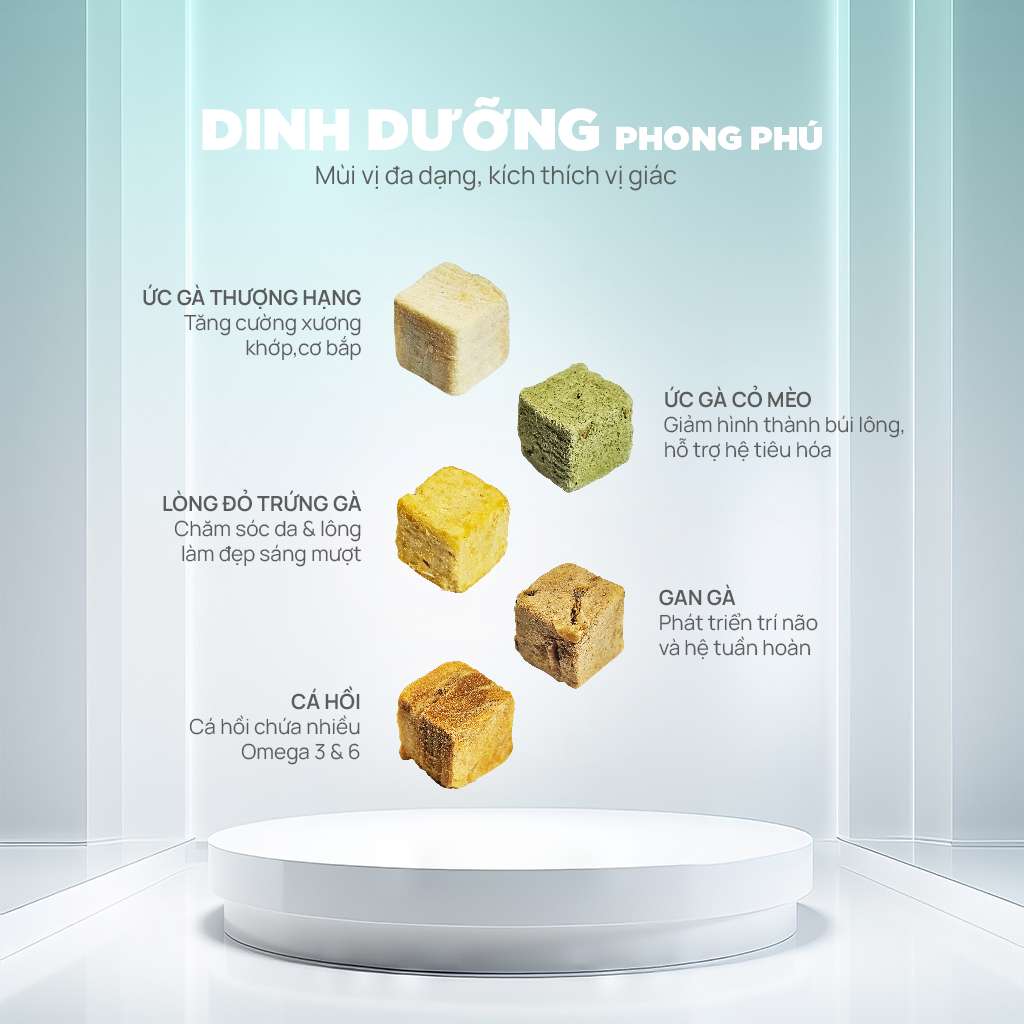 [12G-20G] Snack Đông Khô Cho Chó Mèo PetQ