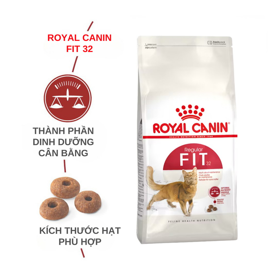 [400G - 2KG] Hạt Royal Canin Mèo Fit 32