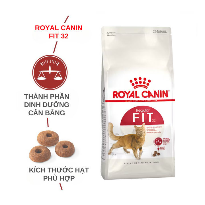 [400G - 2KG] Hạt Royal Canin Mèo Fit 32