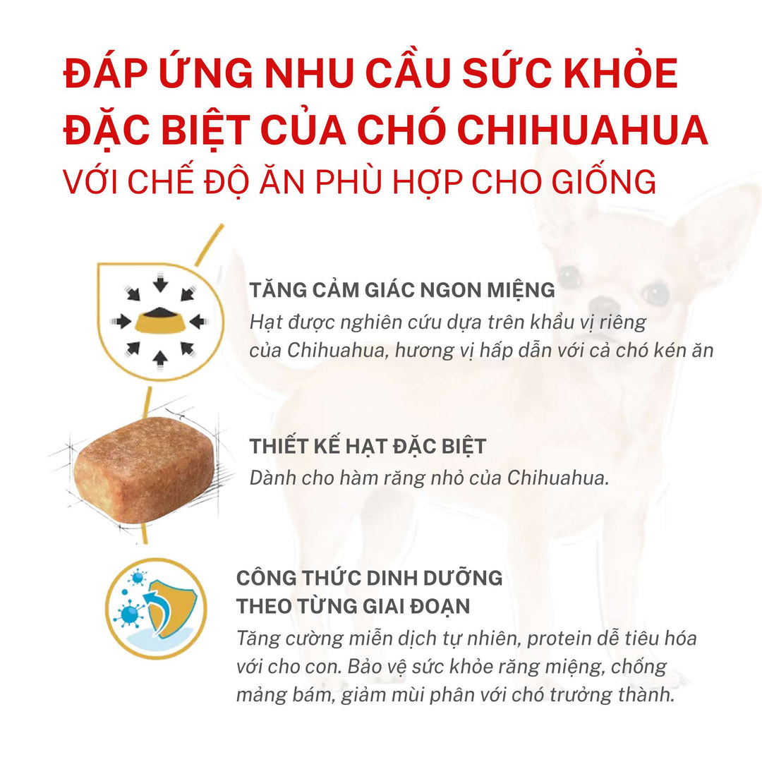 Hạt Cho Chó Chihuahua Royal Canin Chihuahua, Túi 1.5Kg
