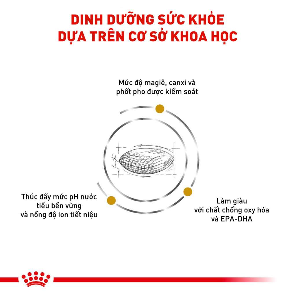 [2KG] Hạt Royal Canin Chó Urinary S/O