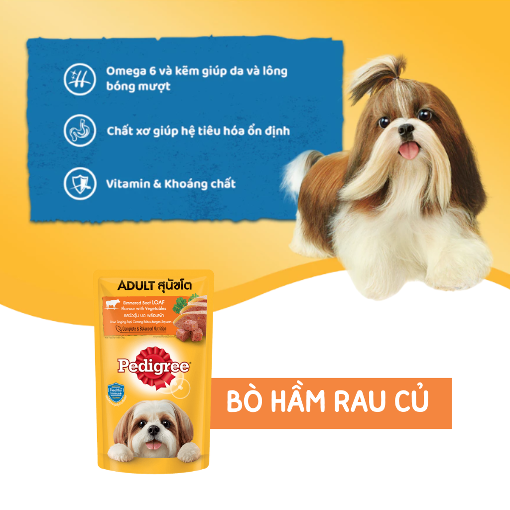 [80G - 130G] Pate Pedigree Chó Mọi Lứa Tuổi