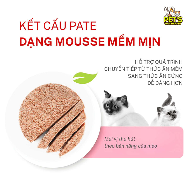 Pate Royal Canin Mother & Baby Cho Mèo Mẹ & Mèo Con 1 - 4 Tháng Tuổi, Lon 195g