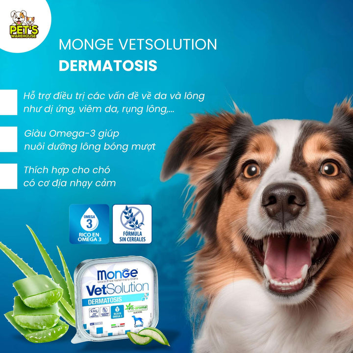 Pate Chó Monge Vet Solution Hỗ Trợ Chăm Sóc Sức Khỏe, Hộp 150g