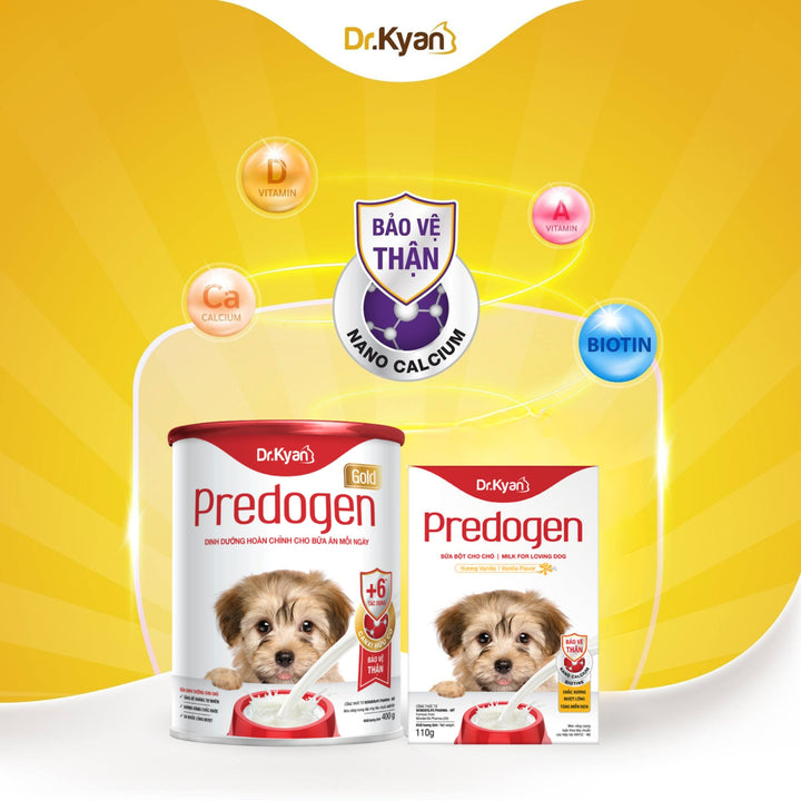 [110G - 400G] Sữa Bột Dr.Kyan Predogen Gold Cho Chó