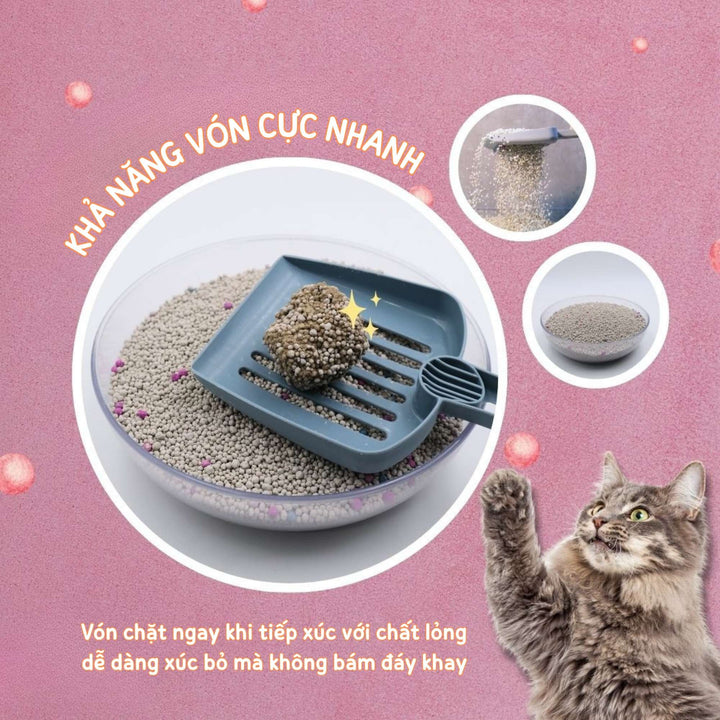 Cát Đất Sét Aatas Vệ Sinh Cho Mèo, 10L