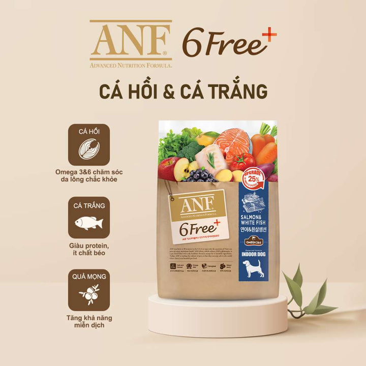 [1.6KG - 5.6KG] Hạt Anf 6Free+ Cao Cấp Chó Mọi Lứa Tuổi