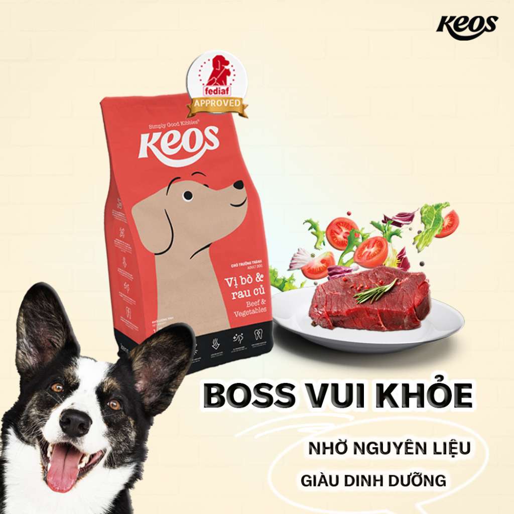 [1.5KG] Hạt Keos Chó Mọi Lứa Tuổi